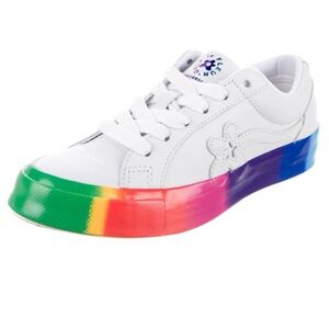 Converse x Golf le Fleur leather low top sneakers NWOT